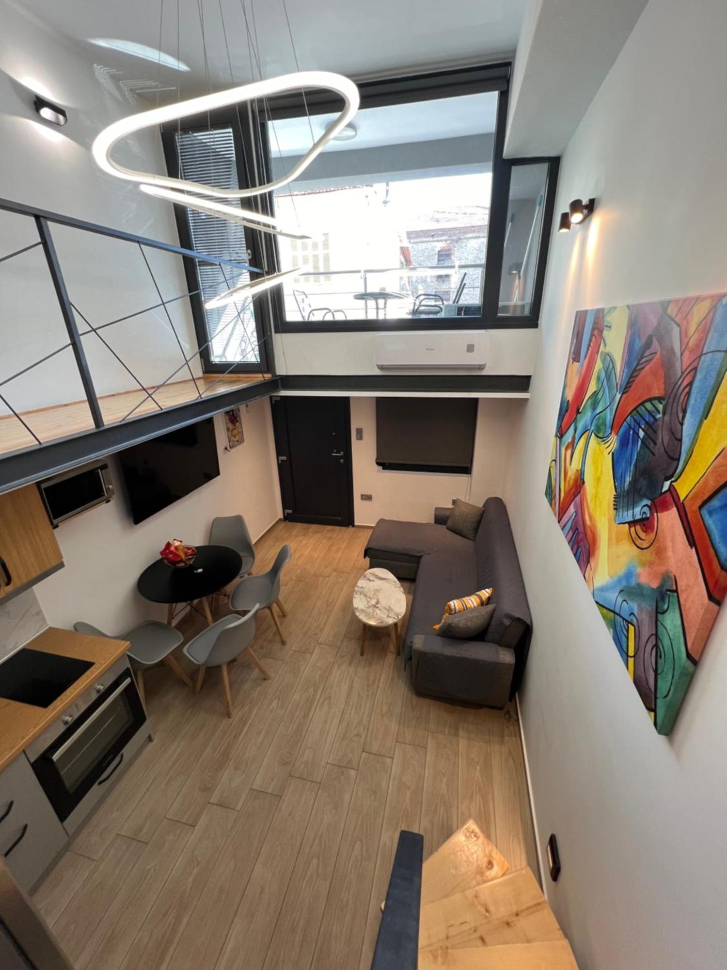 City Center Loft With Private Parking Kavála Ngoại thất bức ảnh