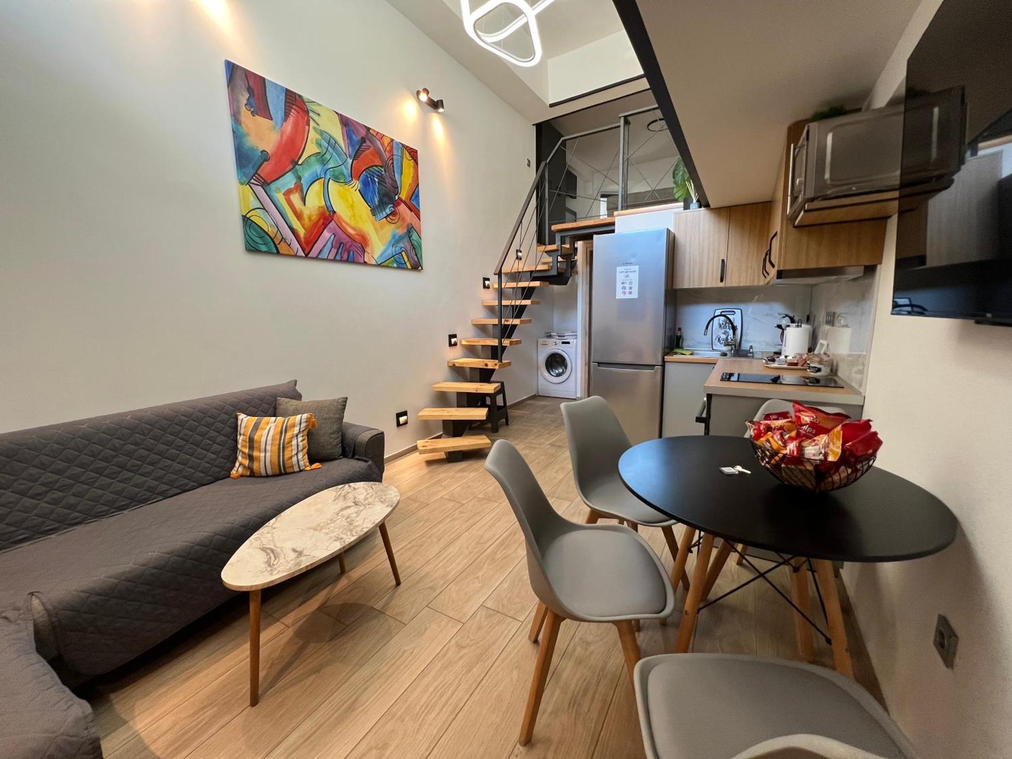 City Center Loft With Private Parking Kavála Ngoại thất bức ảnh